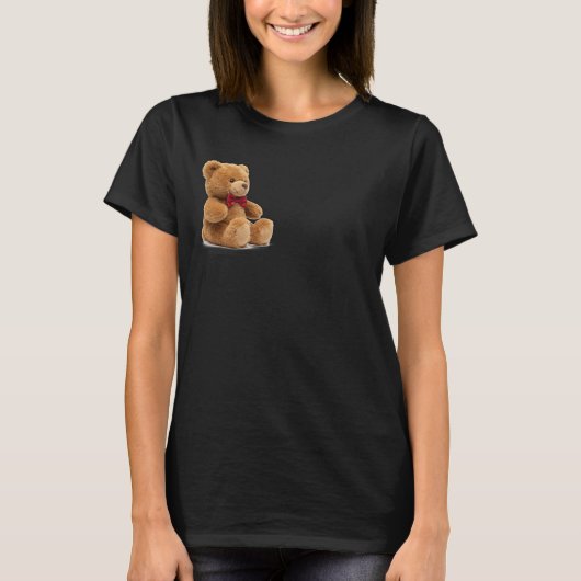 Cute Classic Teddy Bear Art Women's Graphic T-Shir T-Shirt (Vorderseite)