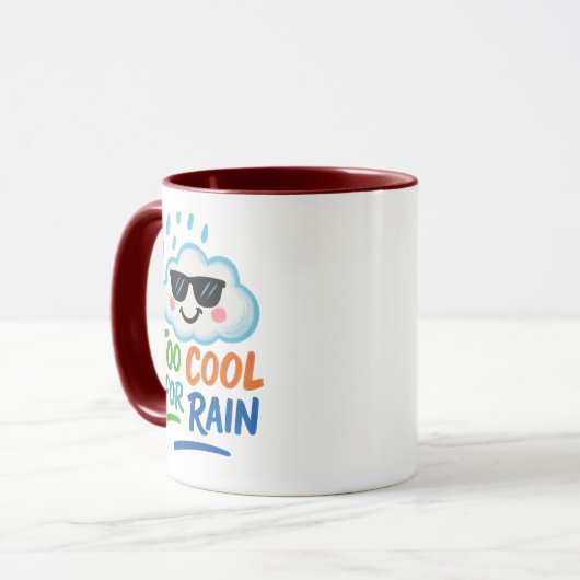 Cute Cloud Double-Sided Combo Mug Tasse (Vorderseite Links)
