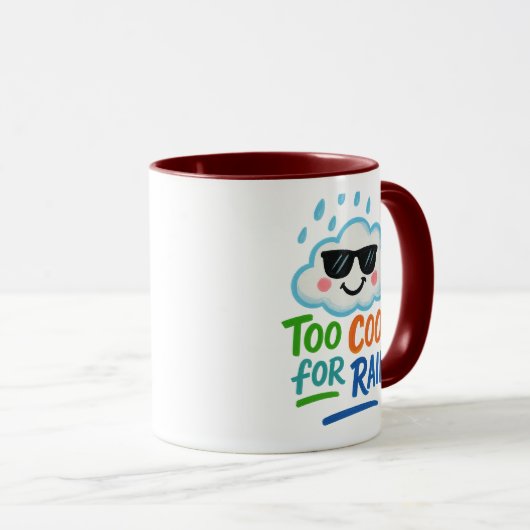 Cute Cloud Double-Sided Combo Mug Tasse (VorderseiteRechts)