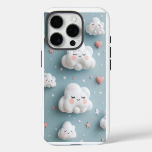 Cute Cloud-Handyhülle ☁️💙 iPhone 16 Pro Hülle