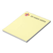Cute clown notepad for funny jokes and notes notizblock (Rotiert)