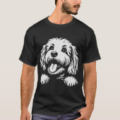Cute Cockapoo Dog T-Shirt (Vorderseite)