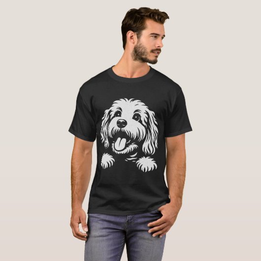 Cute Cockapoo Dog T-Shirt (Vorne ganz)