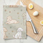 Cute Cockapoo kitchen Towel Dog Lover Gift Geschirrtuch (Viertel Falte)