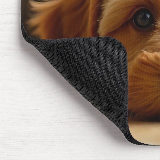 Cute Cockapoo Puppy – Adorable Dog Mouse Pad Mousepad (Ecke)