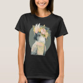 Cute Cockatoo Parrot Bird Flower Crown Pet Birds T-Shirt (Vorderseite)