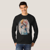 Cute Cockatoo Parrot Bird Flower Crown Pet Birds T-Shirt (Vorne ganz)