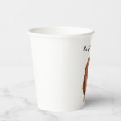 Cute Coffee Bean, aber zuerst Kaffee Pappbecher (Rechts)