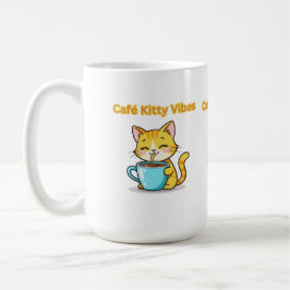**Cute Coffee Cat – Adorable Cat Drinking Coffee I Kaffeetasse