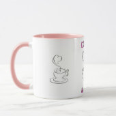 Cute "Coffee & Chill" Kawaii Mug – Coffee Lover GF Tasse (Links)