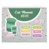 Cute Coffee Cup 2026 Calendar Kalender (Titelbild)