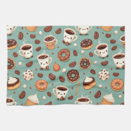 Cute Coffee Geschirrtuch