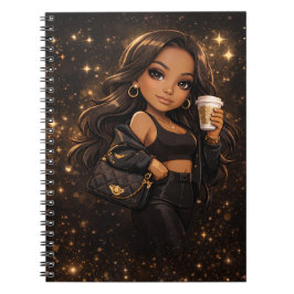 Cute coffee lover notebook notizblock