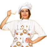 Cute Coffee Schürze<br><div class="desc">Mit unserer Niedlichen Kaffee-Schürze, die mit einem schicken Aquarellmuster aus Kaffeebohnen, Espressotassen und barista-inspirierten Details eine charmante Touch in Ihre Küche einfügt. Diese elegante Schürze ist in warmen Braun- und Beigetönen gestaltet und eignet sich ideal für Kaffeeliebhaber. Sie bringt Café Latte und Cappuccino-Gläser in den Alltag. Egal ob Sie Ihren...</div>