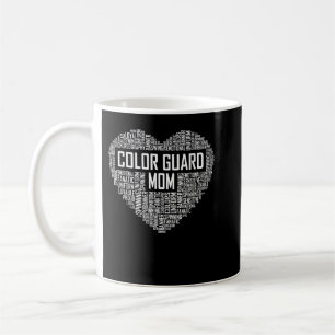 Cute Color Guard Mom Gift Colorguard Marching Band Kaffeetasse