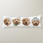 Cute Color Palette Custom Photo Paint Swatch Dog Seitenschläferkissen (Vorderseite)