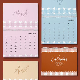 Cute & Colorful 2026 Calendar Kalender