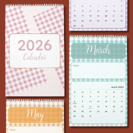 Cute & Colorful 2026 Calendar Kalender