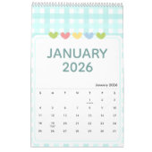 Cute & Colorful 2026 Calendar Kalender (Jan 2026)