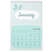 Cute & Colorful 2026 Calendar Kalender (Jan 2026)