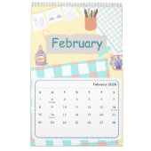 Cute Colorful 2026 Calendar Kalender (Feb 2026)