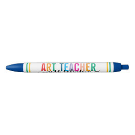 Cute Colorful Art Teacher Pen with Custom Name Kugelschreiber