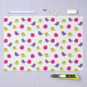 Cute colorful birds seidenpapier (Handwerk)