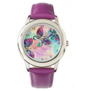 Cute Colorful Butterflies - Armbanduhr