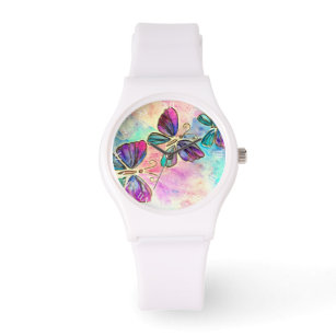 Cute Colorful Butterflies - Armbanduhr
