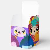 Cute Colorful Cartoon People Characters Geschenkschachtel (Geöffnet)