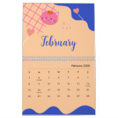 Cute Colorful Cat Calendar 2026 Kalender (Feb 2026)