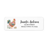 Cute Colorful Chicken Fun Address (Vorne)
