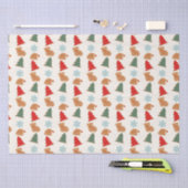 Cute Colorful Cookies Pattern Christmas Seidenpapier (Handwerk)