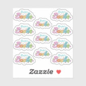 Cute Colorful Customized Name Book Stickers Aufkleber (Blatt)