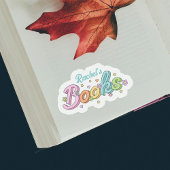 Cute Colorful Customized Name Book Stickers Aufkleber