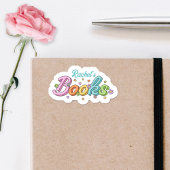 Cute Colorful Customized Name Book Stickers Aufkleber