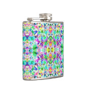 Cute colorful fragments design flachmann (Rechts)