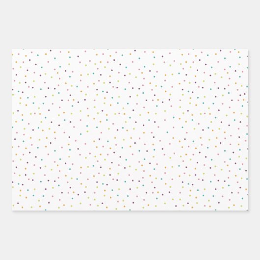 Cute Colorful Geschenkpapier Set (Vorderseite 3)