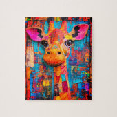 Cute Colorful Giraffe Puzzle (Vertikal)