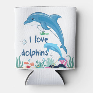 Cute & Colorful I Love Delphine Zitate Name Dosenkühler