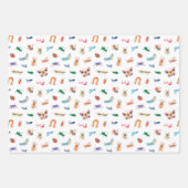 Cute Colorful Insect Pattern Geschenkpapier Set (Vorderseite 3)