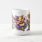 CUTE COLORFUL MARDI GRAS ANIMALS KAFFEETASSE (Mittel)