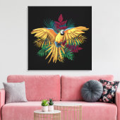 Cute colorful Parrot Design Leinwanddruck (Insitu (Wohnzimmer))