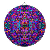 Cute colorful spiral cosmos patterns dartscheibe (vorne)