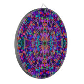 Cute colorful spiral cosmos patterns dartscheibe (Vorderseite Links)