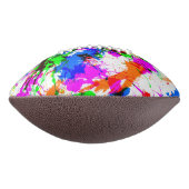 Cute colorful splatter paint design football (Gedreht 90)