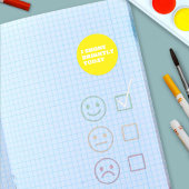 Cute Colourful Teacher Encouragment Upliftfing Runder Aufkleber