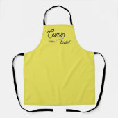 Cute Come and Taste Cumin Spice Pun Schürze (Vorderseite)