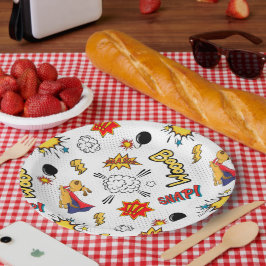 Cute Comic Pattern Pappteller