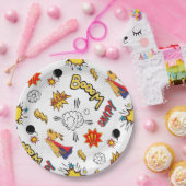 Cute Comic Pattern Pappteller (Party)